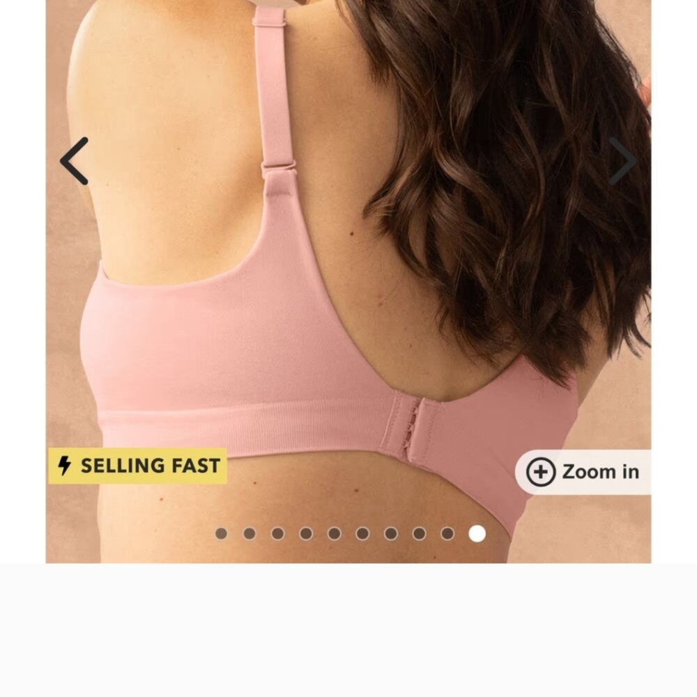 Truekind Supportive Comfort Wireless Shaping Bra NWT ROSE Tan - Picture 2 of 4